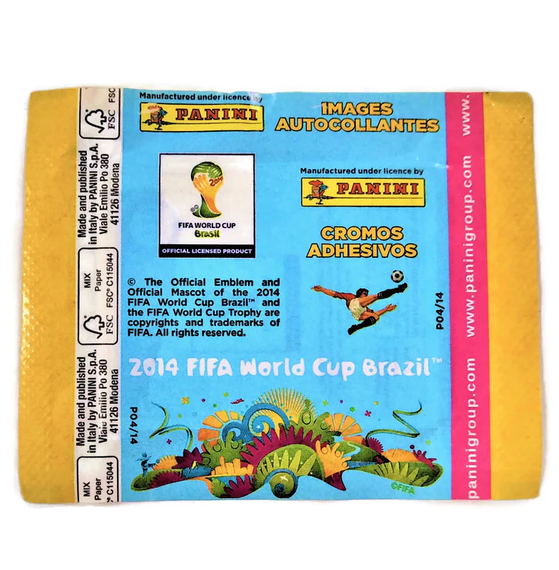2014 Panini FIFA World Cup Brazil Sticker Pack (Lot of 28 Packs) - Image 2