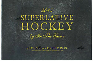 2015-16 Leaf In The Game Superlative Hockey Hobby Box