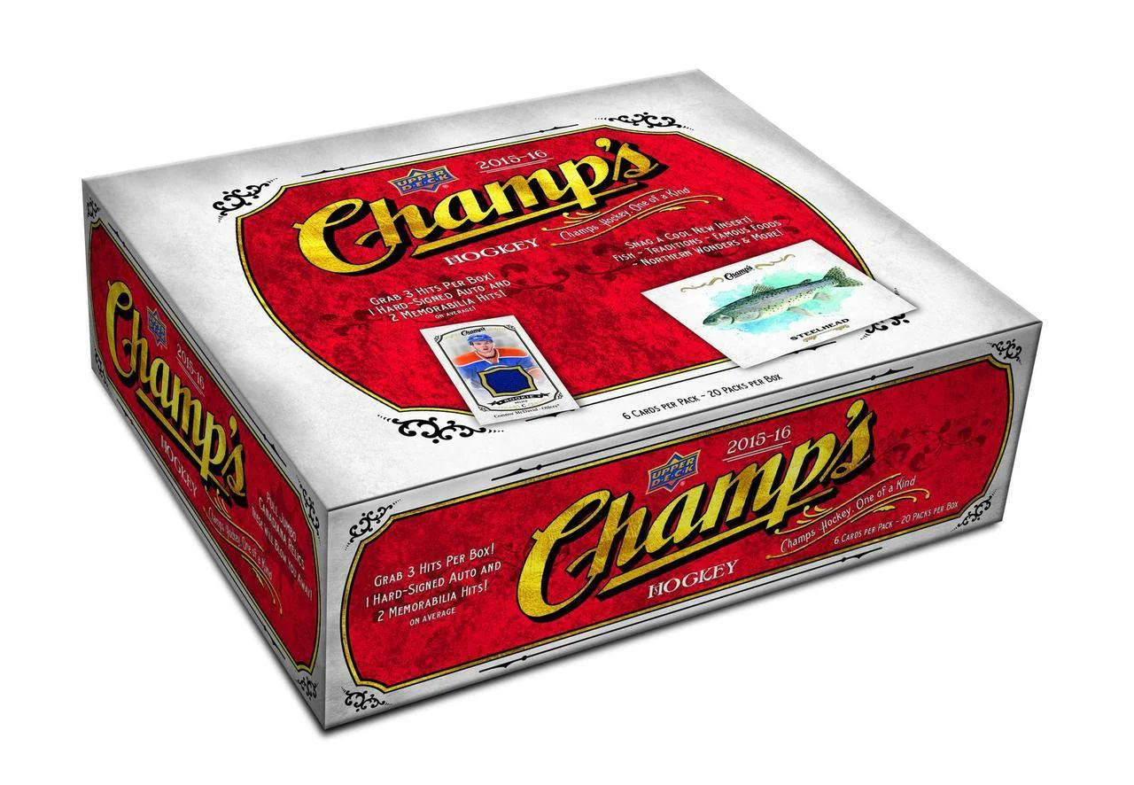2015-16 Upper Deck Champ's Hockey Hobby Box