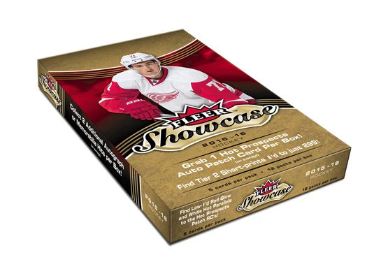 2015-16 Upper Deck Fleer Showcase Hockey Hobby Box