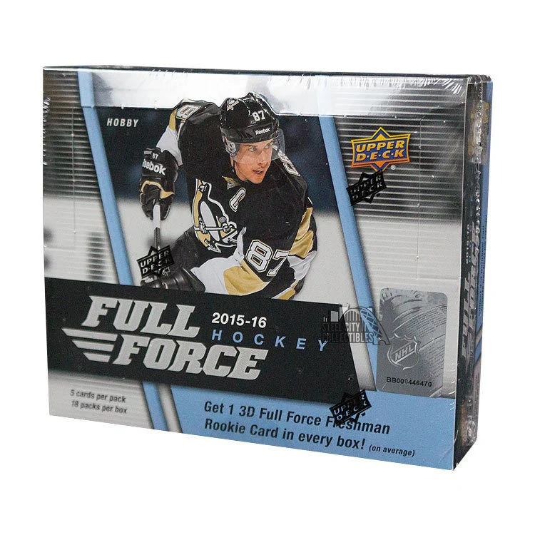 2015-16 Upper Deck Full Force NHL Hockey Hobby Box