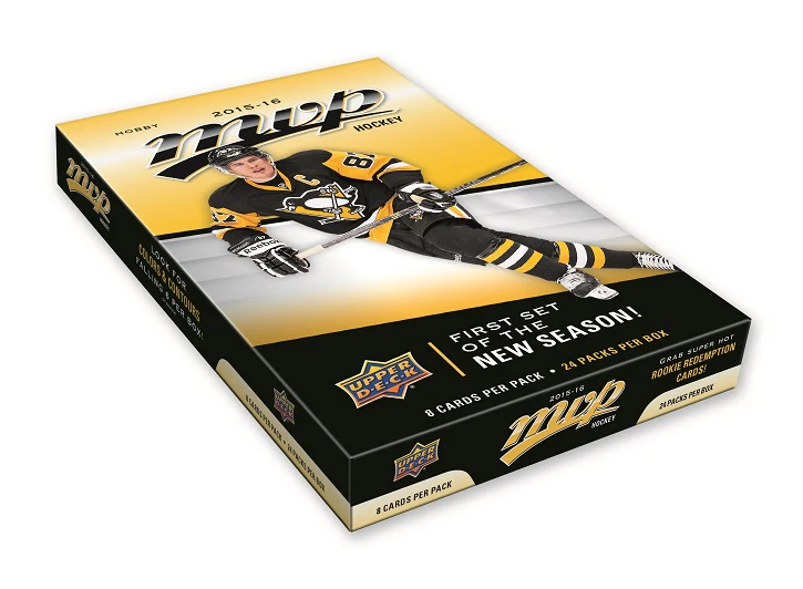 2015-16 Upper Deck MVP NHL Hockey Hobby Case (Boxes of 16)