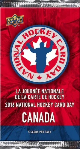 2015-16 Upper Deck National Hockey Card Day Canada (Lot of 100 Packs) + 25 Cards of Connor McDavid
