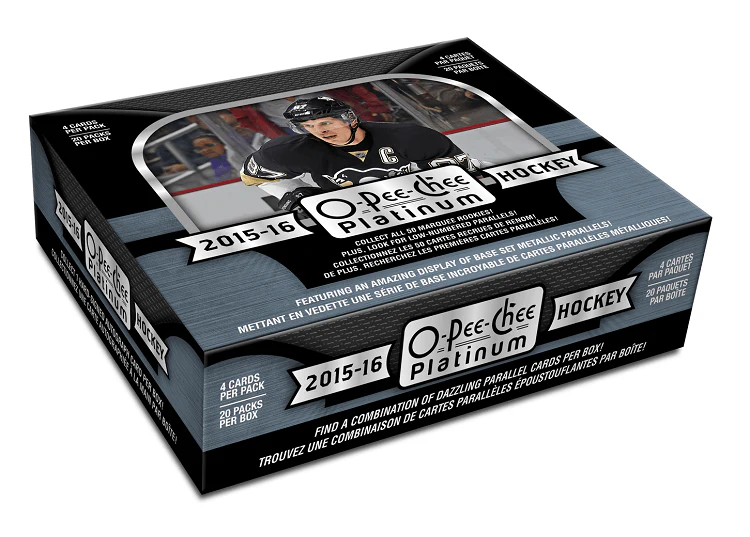 2015-16 Upper Deck O-Pee-Chee Platinum NHL Hockey Hobby Case (Boxes of 16)