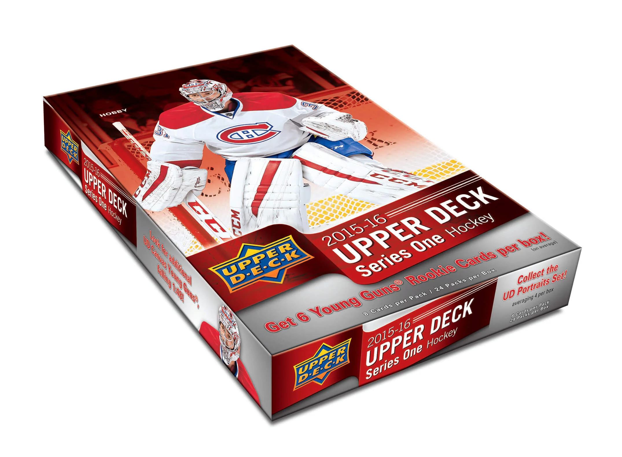 2015-16 Upper Deck Series 1 NHL Hockey Hobby Case (Case of 12 Boxes)