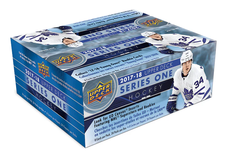 2017-18 Upper Deck Series 1 Hockey Retail Case (Boxes of 20)