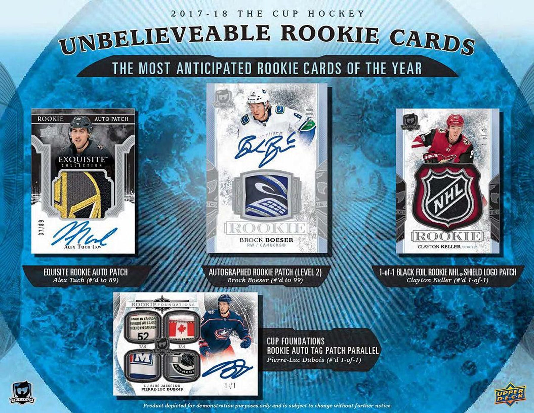 2017-18 Upper Deck The Cup NHL Hockey Hobby Box - Image 2