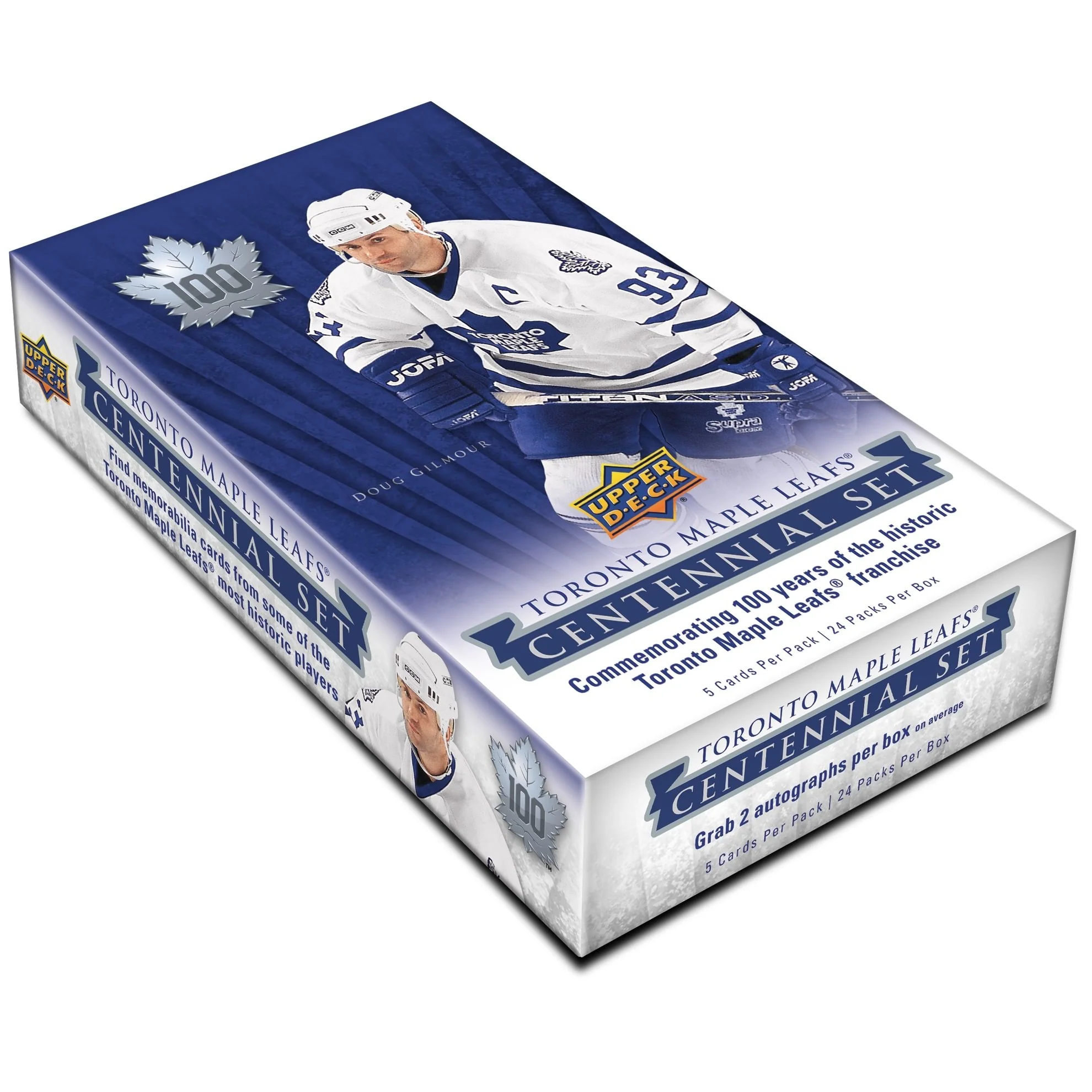 2017-18 Upper Deck Toronto Maple Leafs Centennial Sealed Hockey Hobby Case (Boxes of 12)