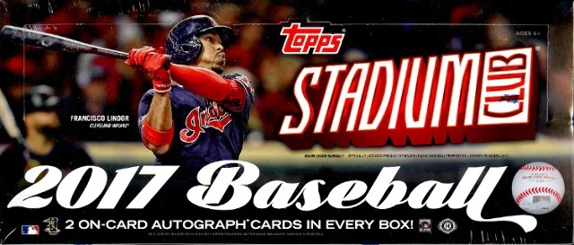 2017 Topps Stadium Club Baseball Hobby Box