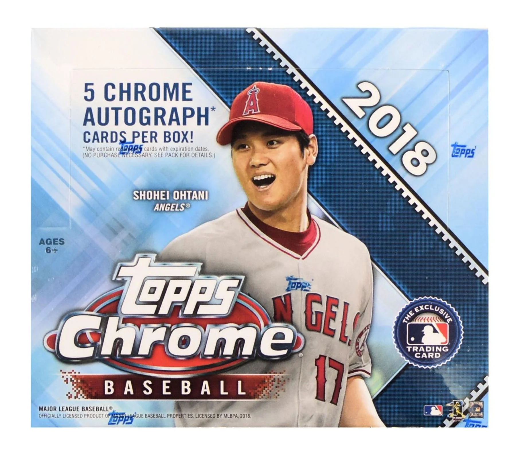 2018 Topps Chrome Baseball Hobby Jumbo Box