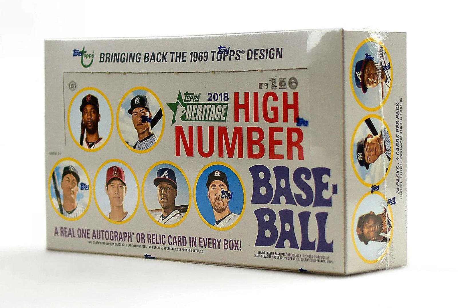 2018 Topps Heritage High Number Baseball Hobby Box
