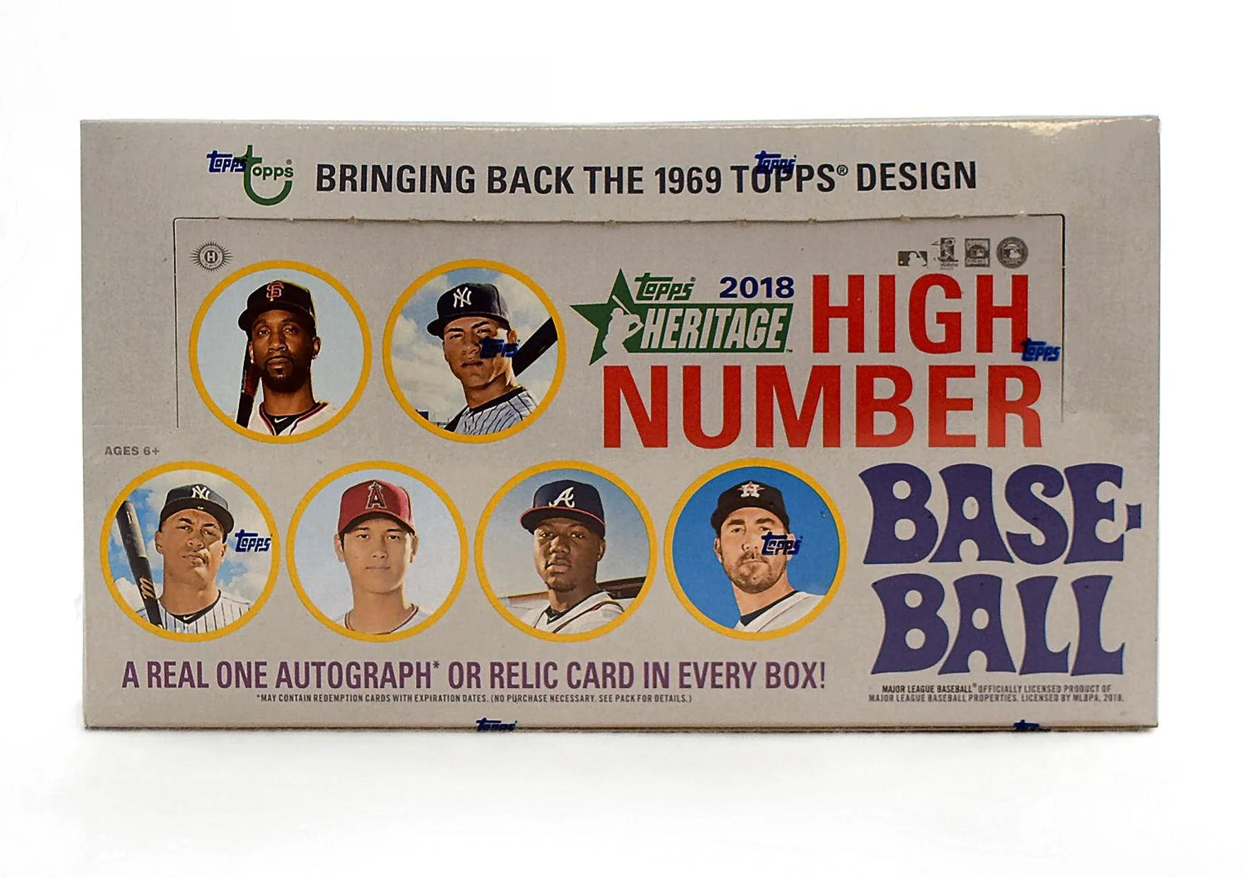 2018 Topps Heritage High Number Baseball Hobby Box - Image 2