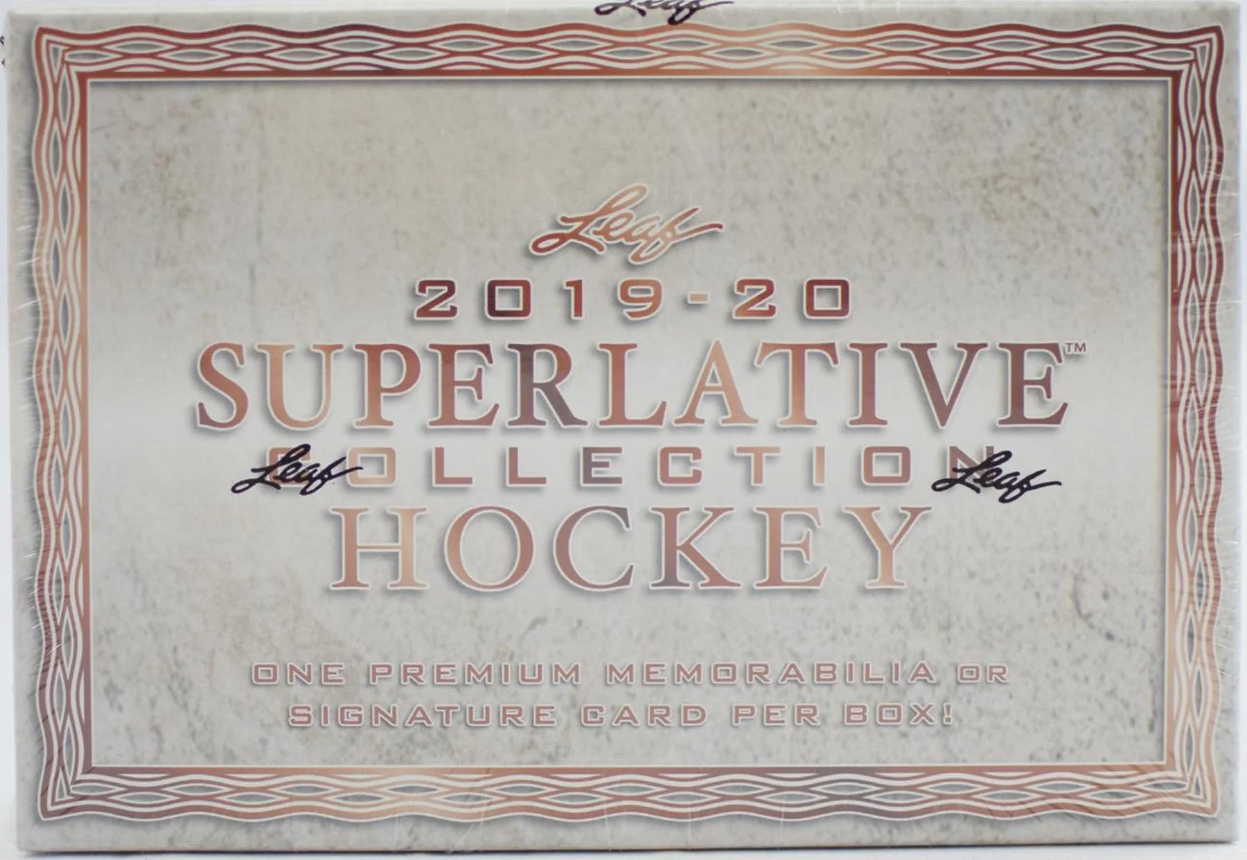 2019-20 Leaf Superlative Collection Hockey Hobby Case (Boxes of 12)
