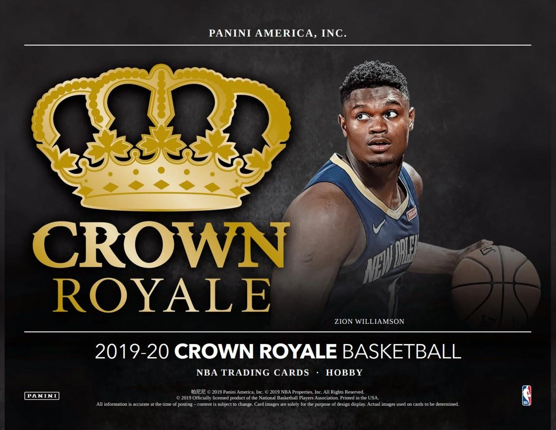 2019-20 Panini Crown Royale Basketball Hobby Box - Image 2