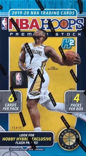 2019-20 Panini Hoop Premium Stock Basketball Hobby Hybrid Box - Image 2