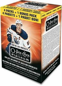 2019-20 Upper Deck O-Pee-Chee Platinum Hockey Blaster Box