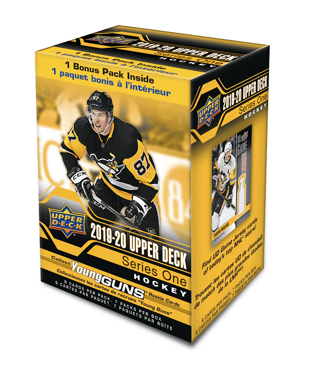 2019-20 Upper Deck Series 1 Hockey Blaster Box Case (Case of 20 Boxes)