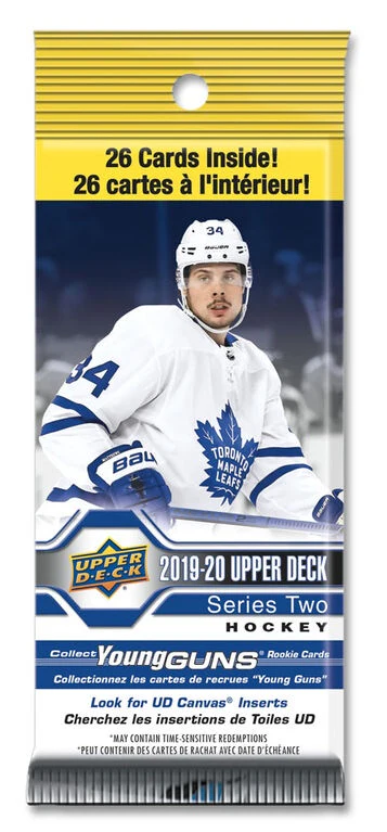 2019-20 Upper Deck Series 2 Hockey Fat Pack (Lot of 3)