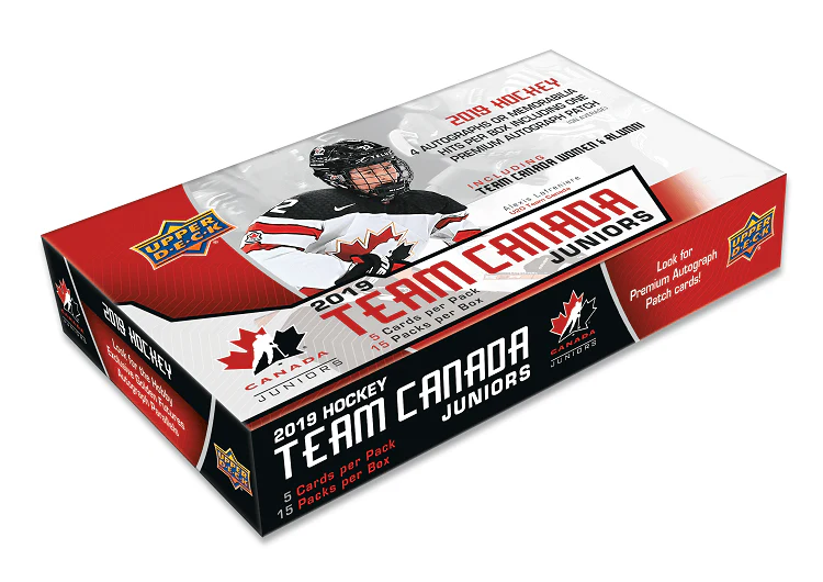 2019-20 Upper Deck Team Canada World Juniors Hockey Hobby Box