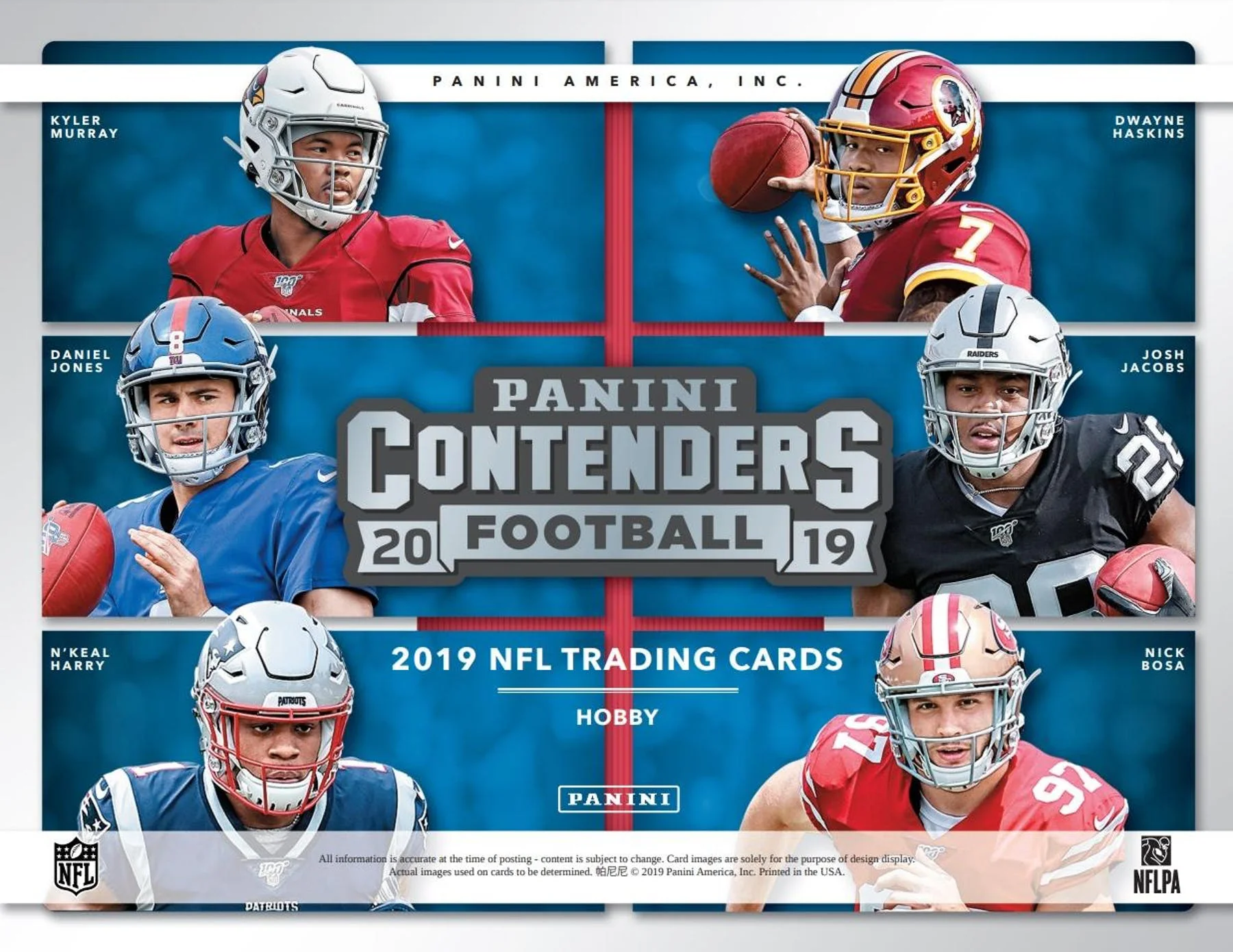 2019 Panini Contenders Football Hobby Box - Image 2