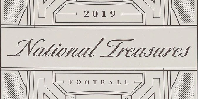2019 Panini National Treasures Football Hobby Box