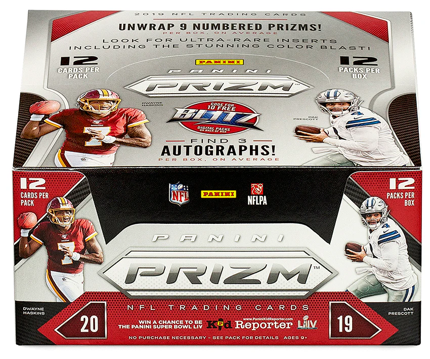 2019 Pannini Prizm Football Hobby Box