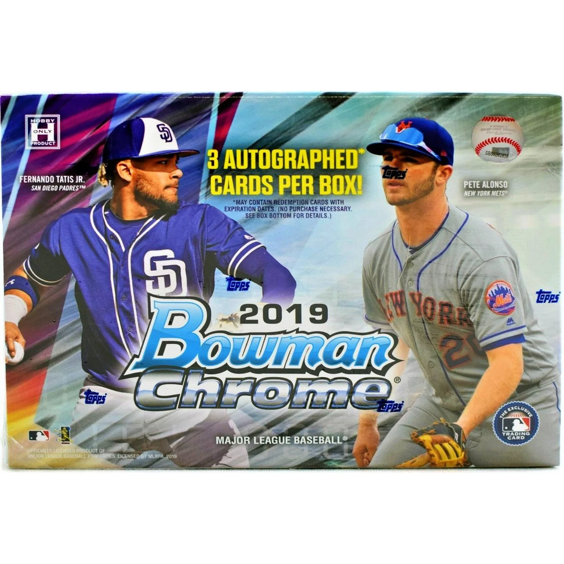 2019 Topps Bowman Chrome Baseball HTA Hobby Box