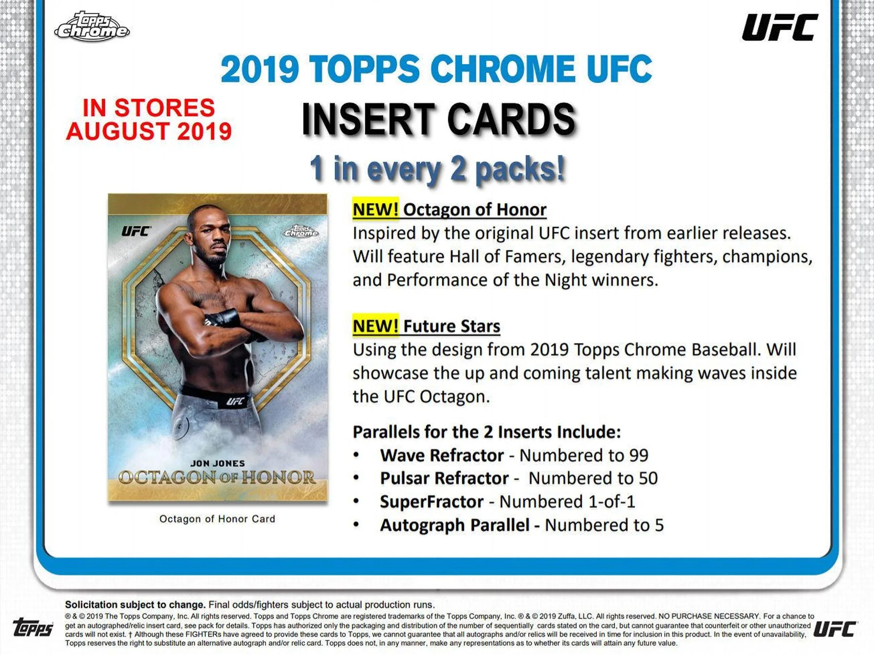 2019 Topps Chrome UFC Hobby Box - Image 4