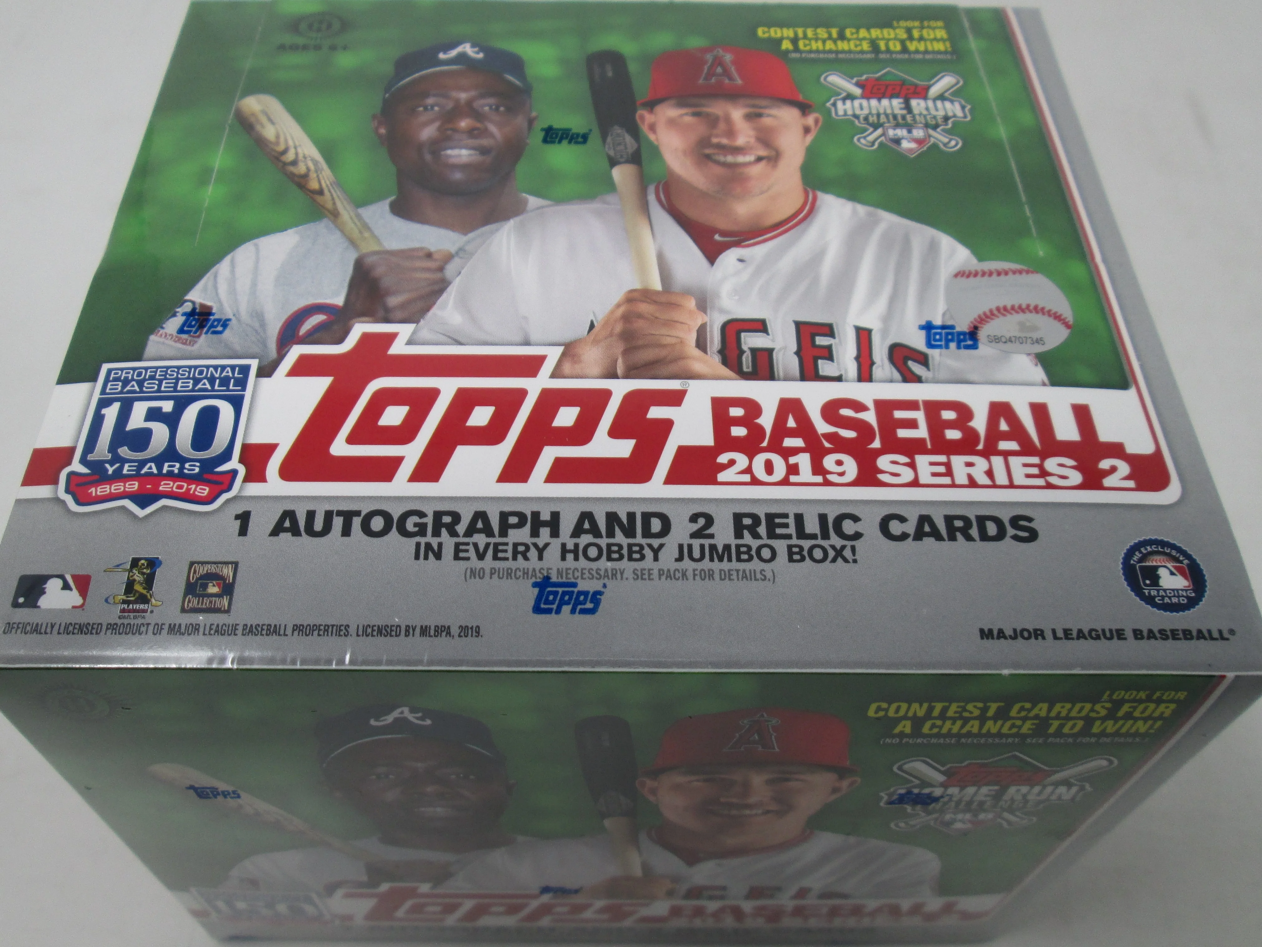2019 Topps Series 2 Baseball Hobby Jumbo Box