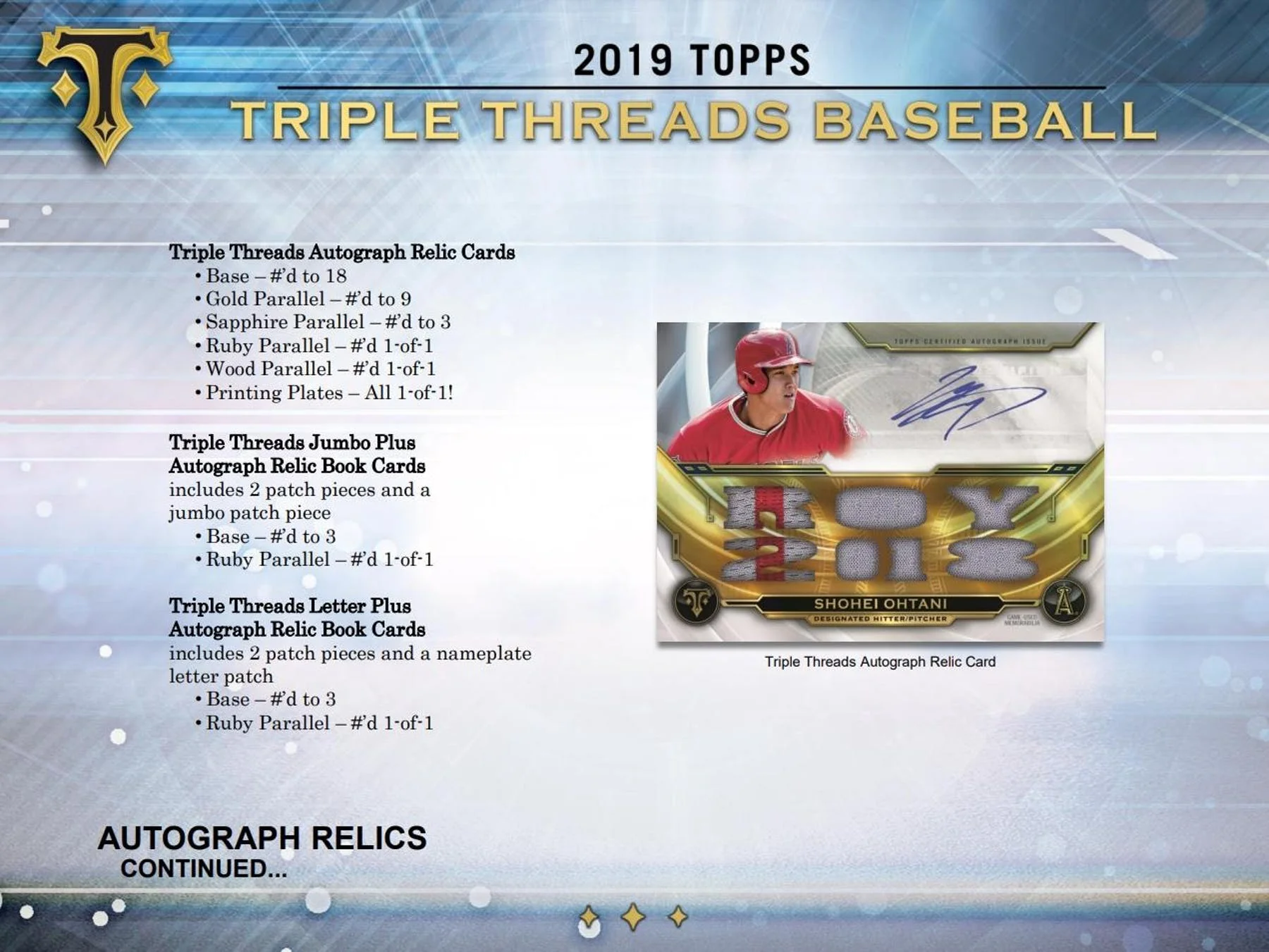 2019 Topps Triple Threads Baseball Hobby Box - Image 5
