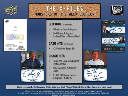 2019 Upper Deck X-Files Monster of The Week Trading Cards Hobby Box - Image 4