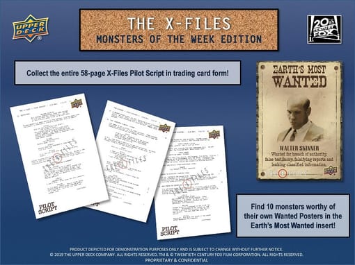 2019 Upper Deck X-Files Monster of The Week Trading Cards Hobby Box - Image 5