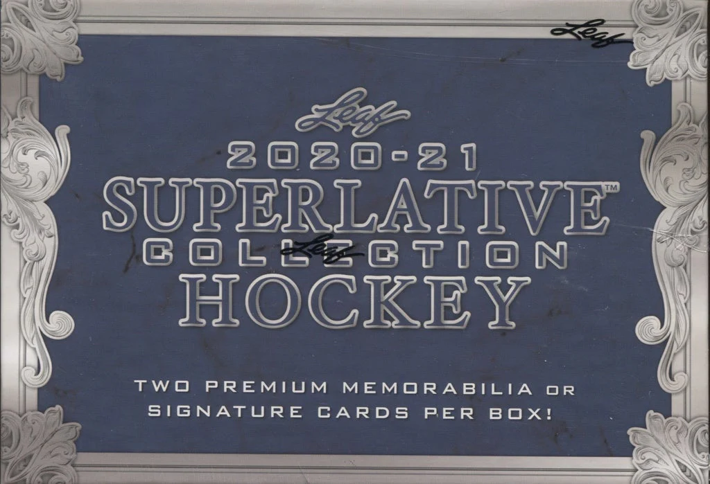 2020-21 Leaf Superlative Collection Hockey Hobby Box