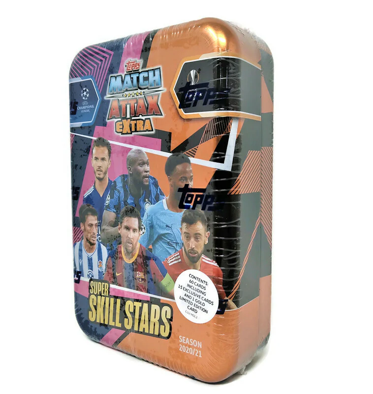 2020-21 Topps Match Attax Extra UEFA Champions & Europa League Soccer Tin - Image 2