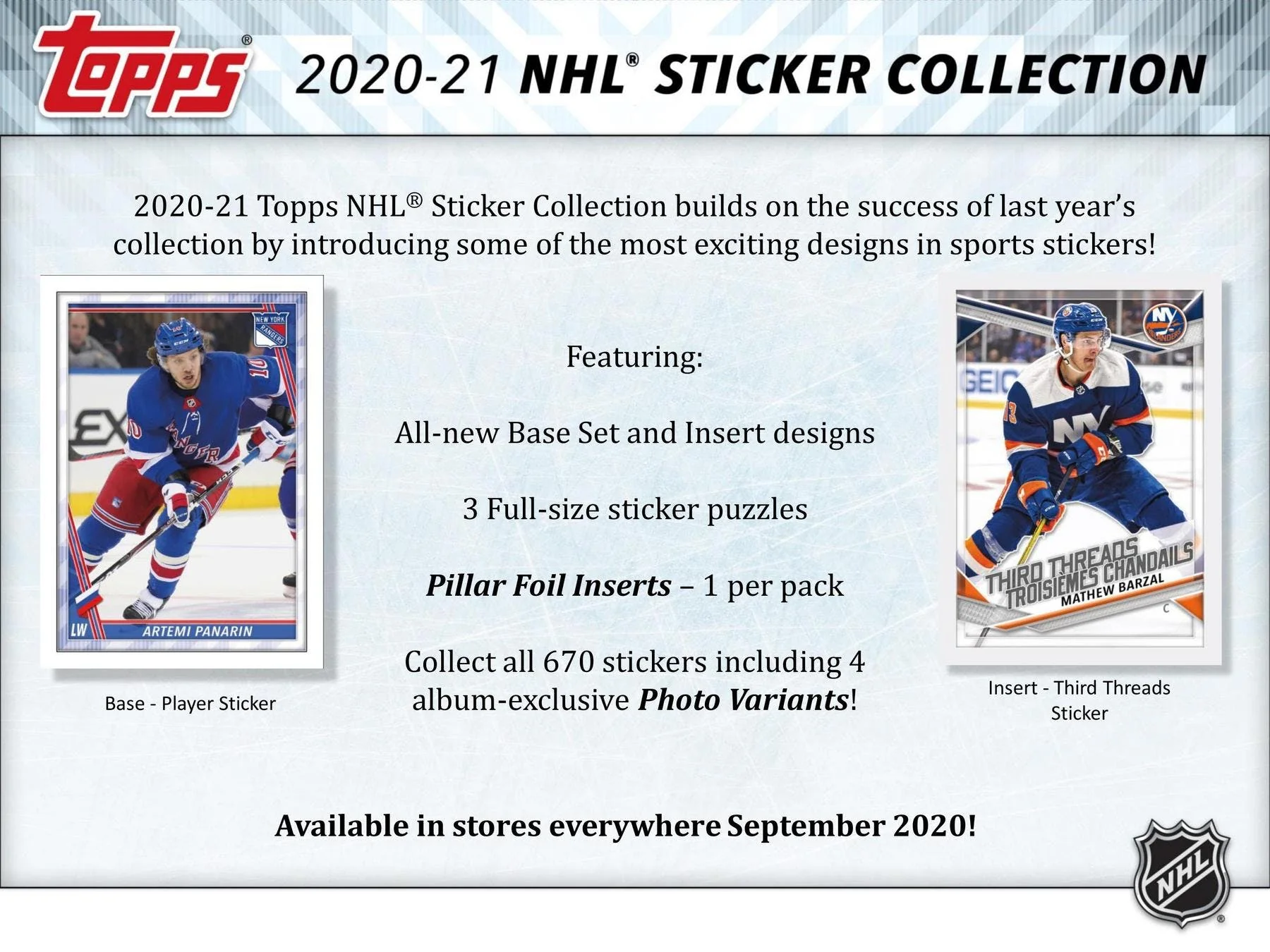 2020-21 Topps NHL Sticker Box - Image 4