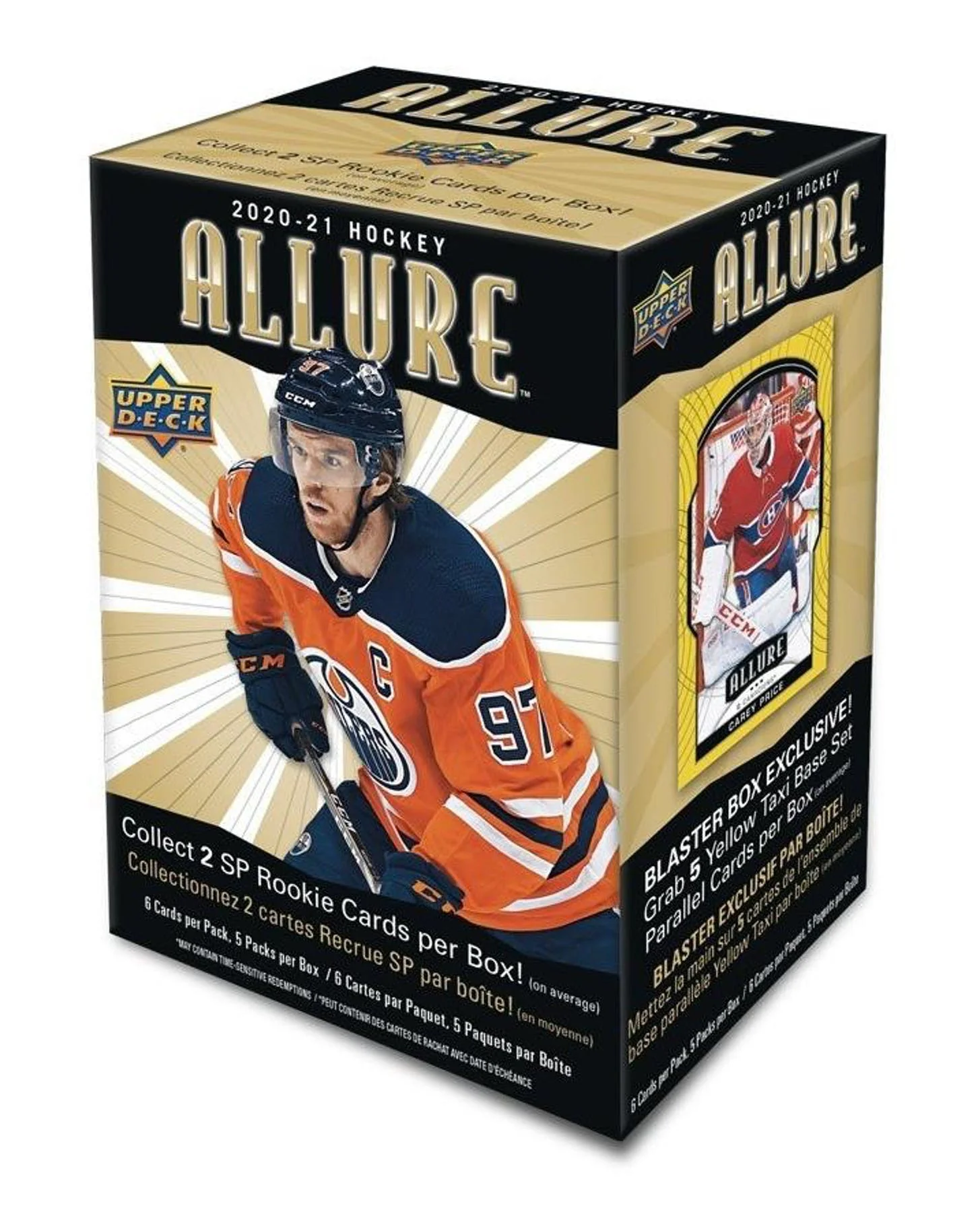2020-21 Upper Deck Allure Hockey Blaster Case (Case of 20 Boxes)