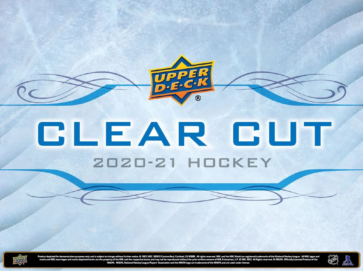 2020-21 Upper Deck Clear Cut Hockey Hobby Box - Image 2
