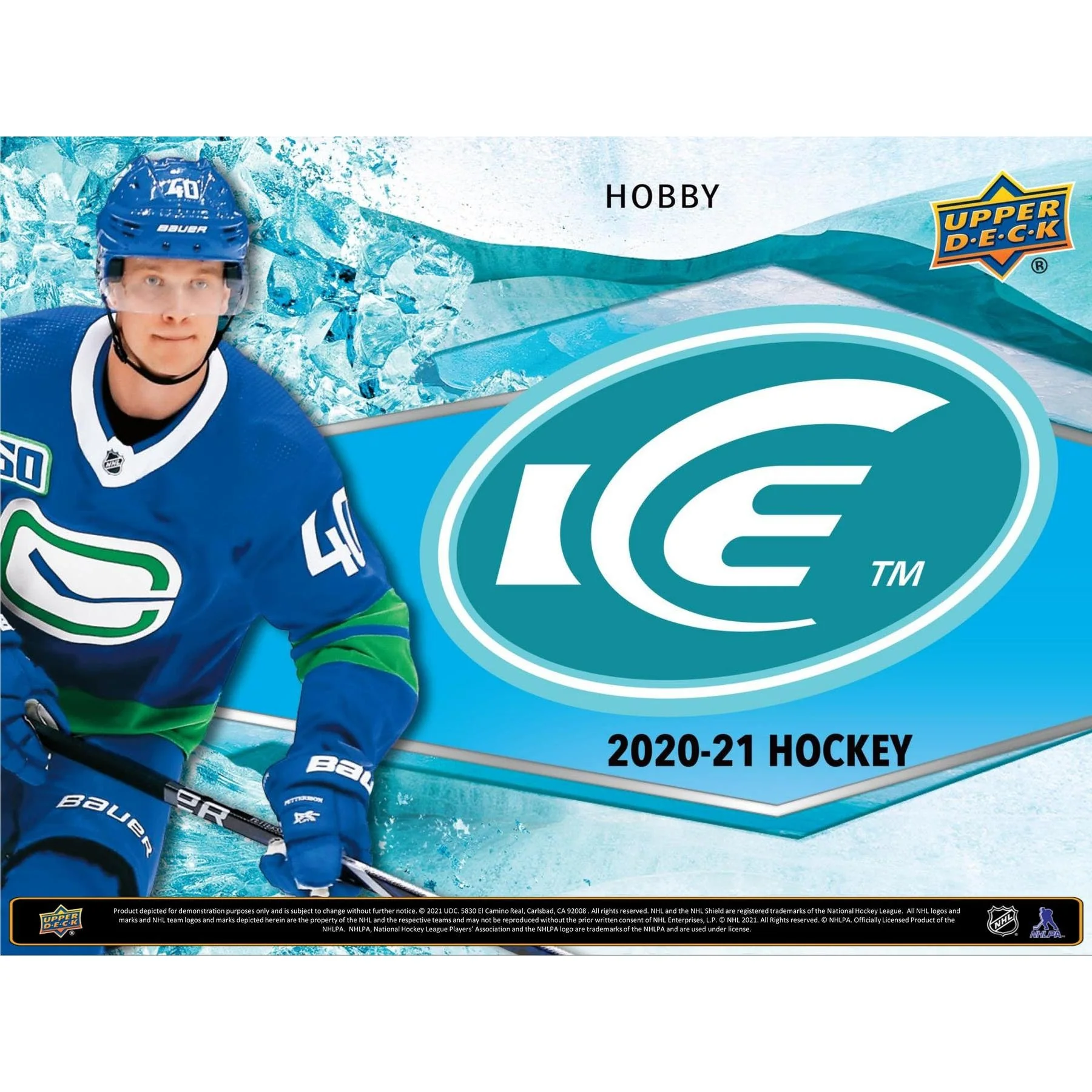 2020-21 Upper Deck Ice Hockey Hobby Inner Case (Inner Case of 10 Boxes)
