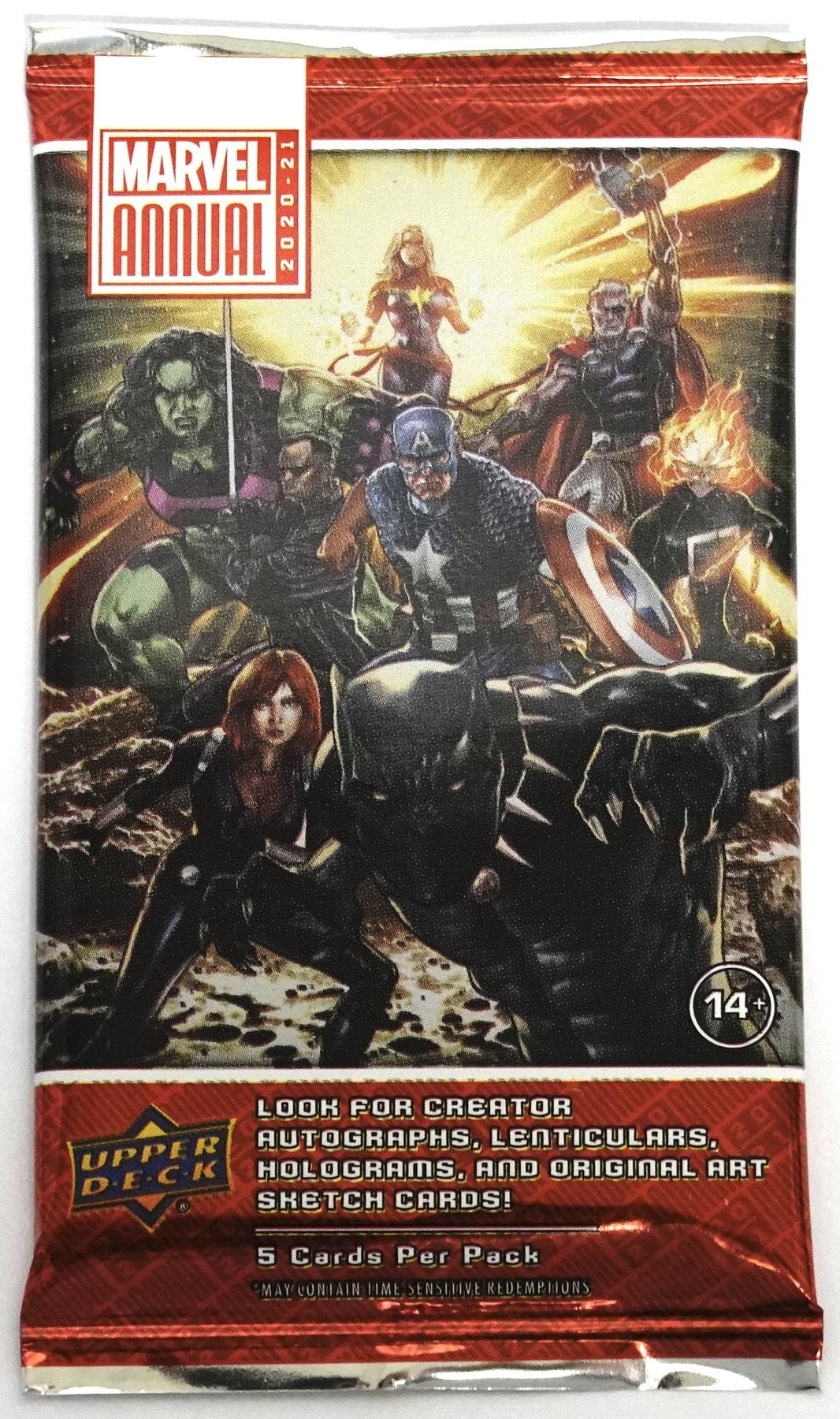 2020-21 Upper Deck Marvel Annual Hobby Box - Image 3