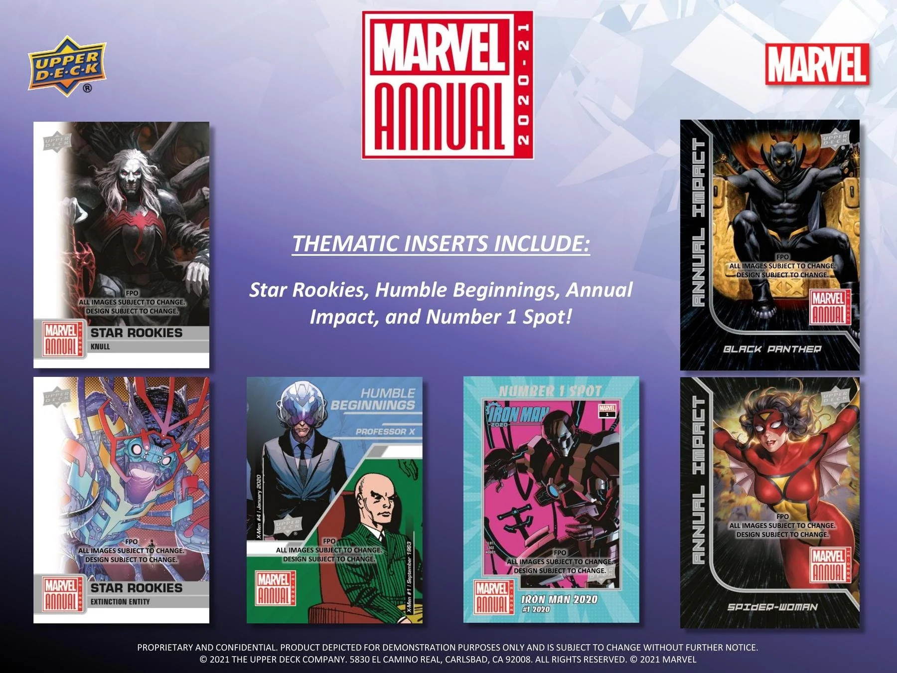 2020-21 Upper Deck Marvel Annual Hobby Box - Image 7