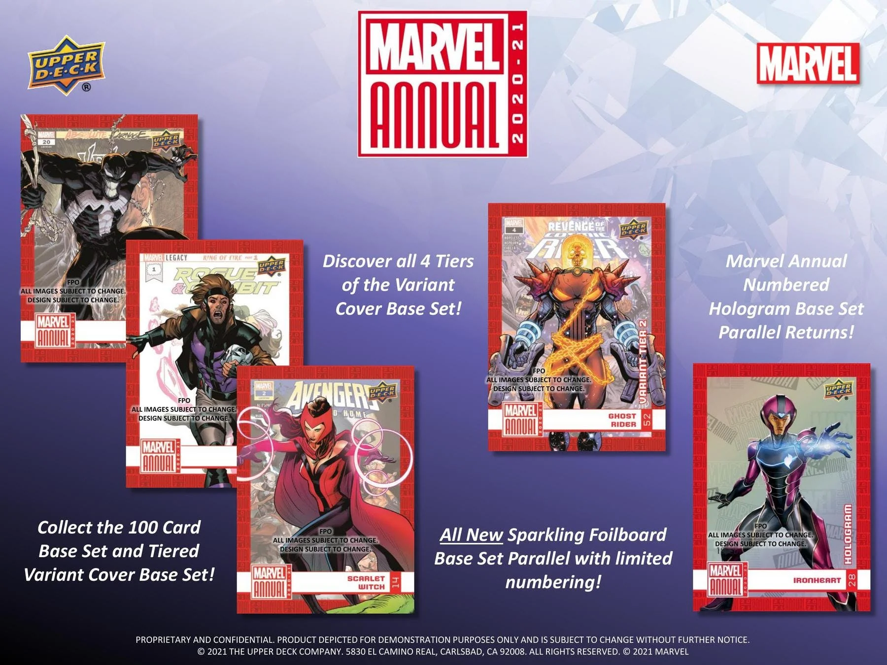 2020-21 Upper Deck Marvel Annual Hobby Box - Image 8