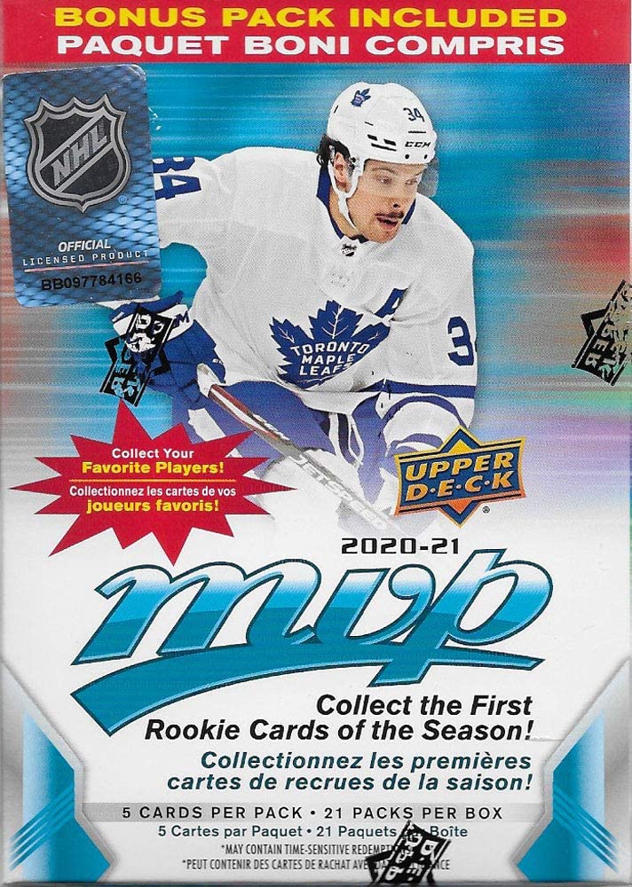 2020-21 Upper Deck MVP Hockey Blaster Box