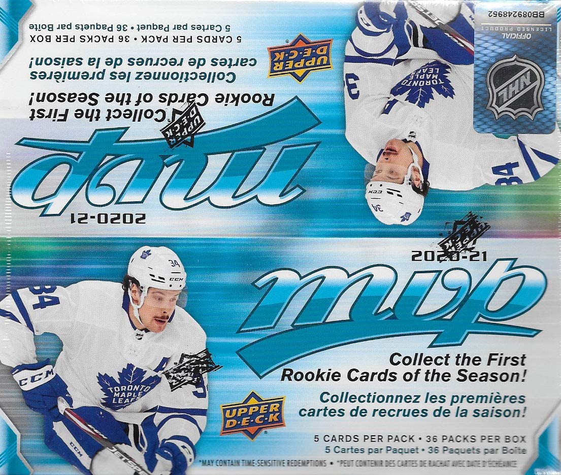 2020-21 Upper Deck MVP Hockey Retail Box