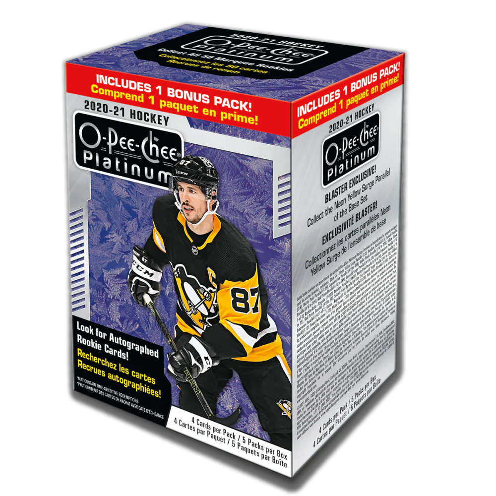 2020-21 Upper Deck O-Pee-Chee Platinum Hockey Blaster Box