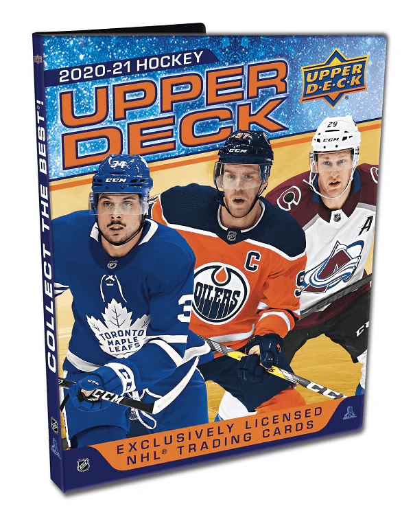 2020-21 Upper Deck Series 1 Hockey Starter Kit Binder Case (Case of 10 Binders)