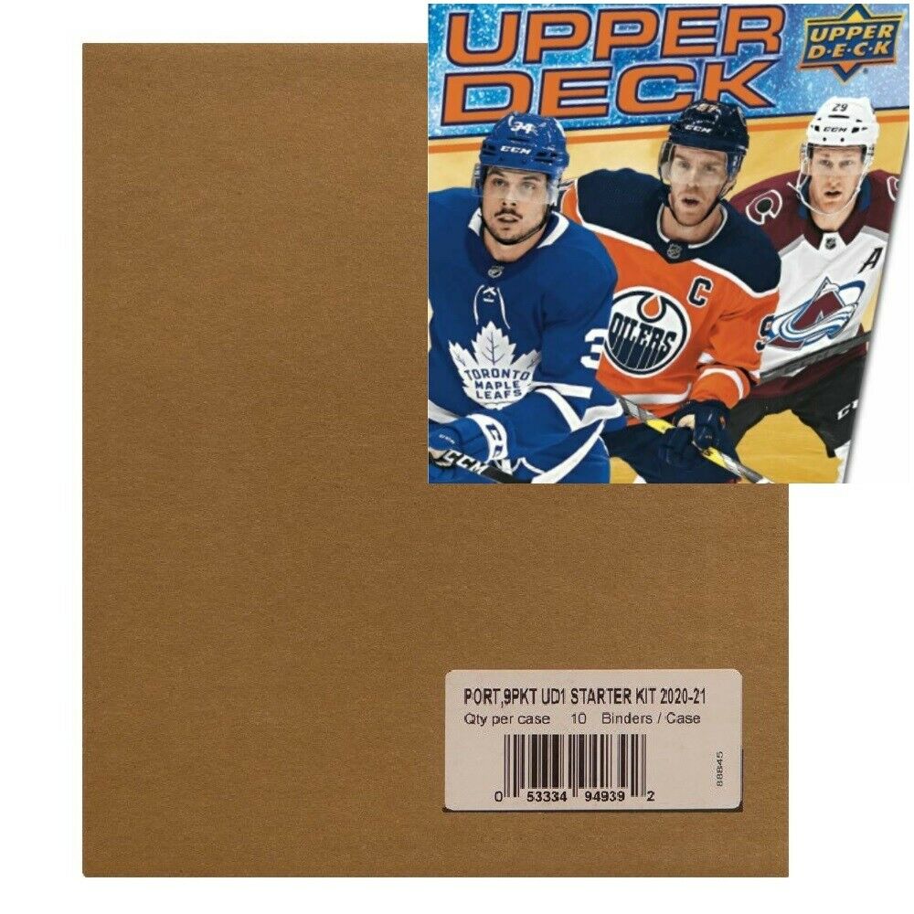 2020-21 Upper Deck Series 1 Hockey Starter Kit Binder Case (Case of 10 Binders) - Image 2