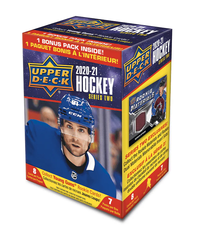 2020-21 Upper Deck Series 2 Hockey Blaster Case (Case of 20 Boxes)