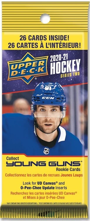 2020-21 Upper Deck Series 2 Hockey Fat Pack Box (Box of 18 Packs)