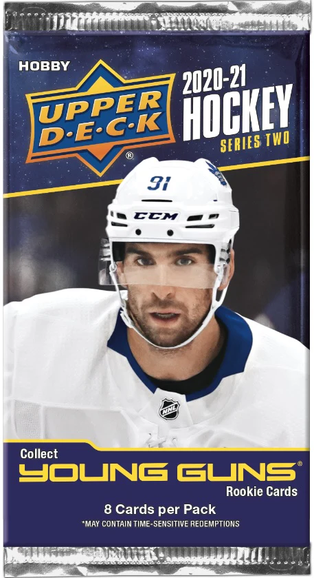 2020-21 Upper Deck Series 2 Hockey Hobby Box - Image 3