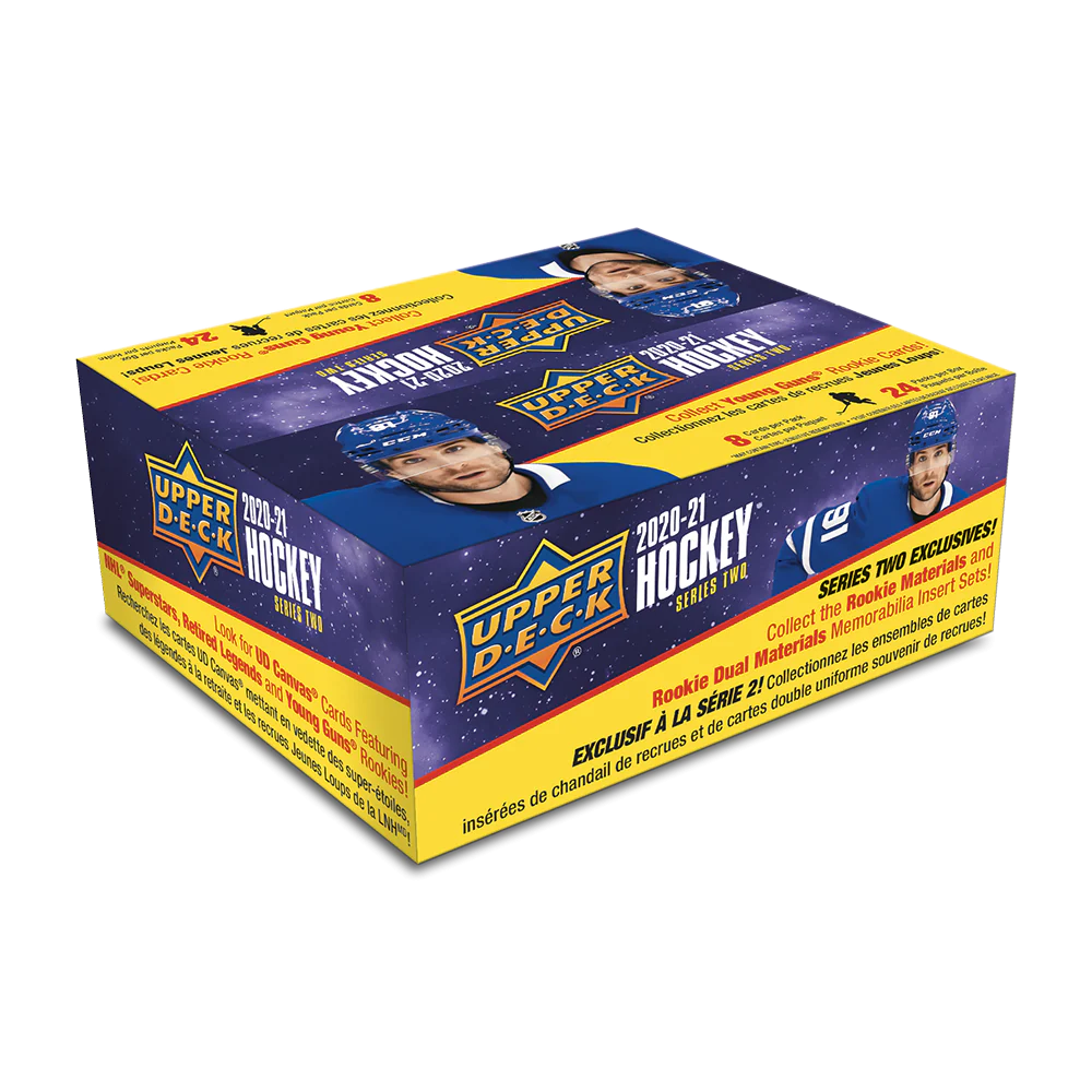 2020-21 Upper Deck Series 2 Hockey Retail Case (Case of 20 Boxes)